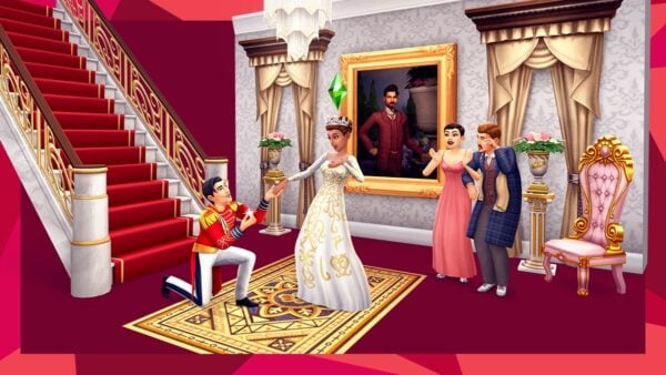 Mise à jour Amour Royal chez Les Sims Mobile