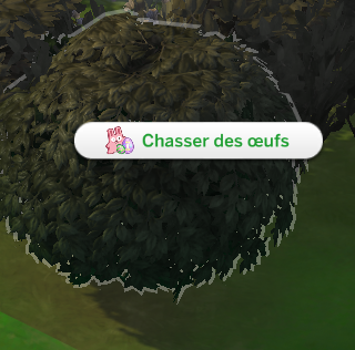 La chasse aux œufs dans Les Sims 4
