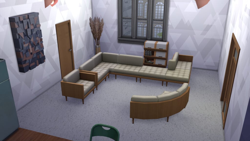 Modulsofas und neue Objekte in Die Sims 4 Inneneinrichtung