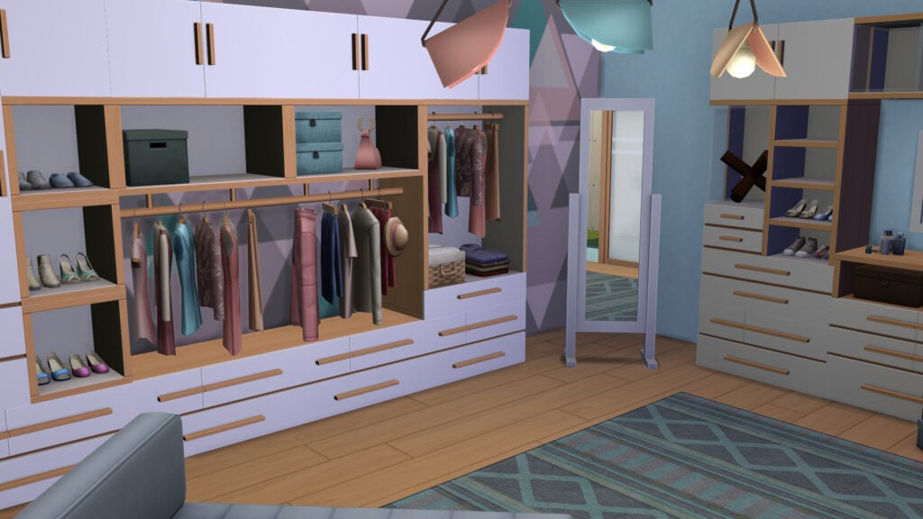 Sofás modulares y nuevos objetos en Los Sims 4 Interiorismo