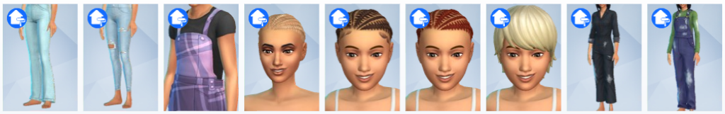 Les nouveautés du Créer Un Sim du pack Sims 4 Décoration d'Intérieur