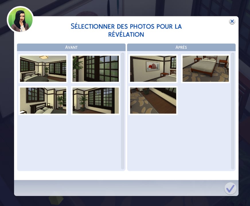La carrière de décorateur d'intérieur dans Les Sims 4