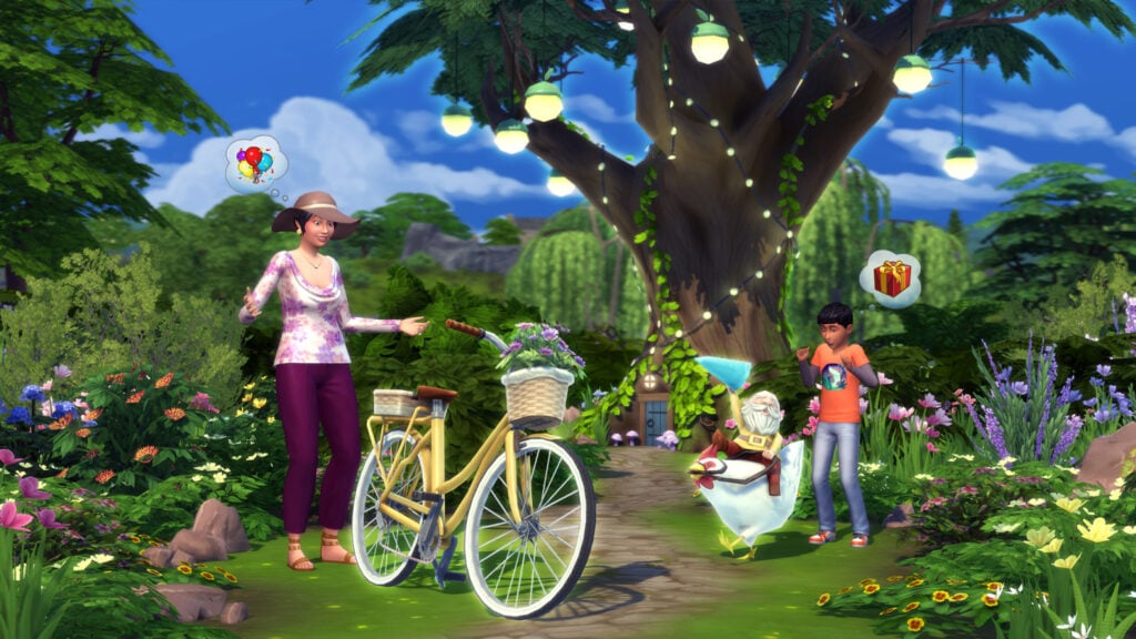 Des vaches et des lamas dans l'extension Les Sims 4 Vie à la Campagne