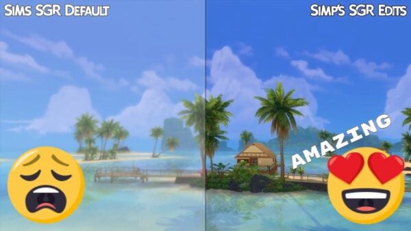 Amélioration graphique des Sims 4