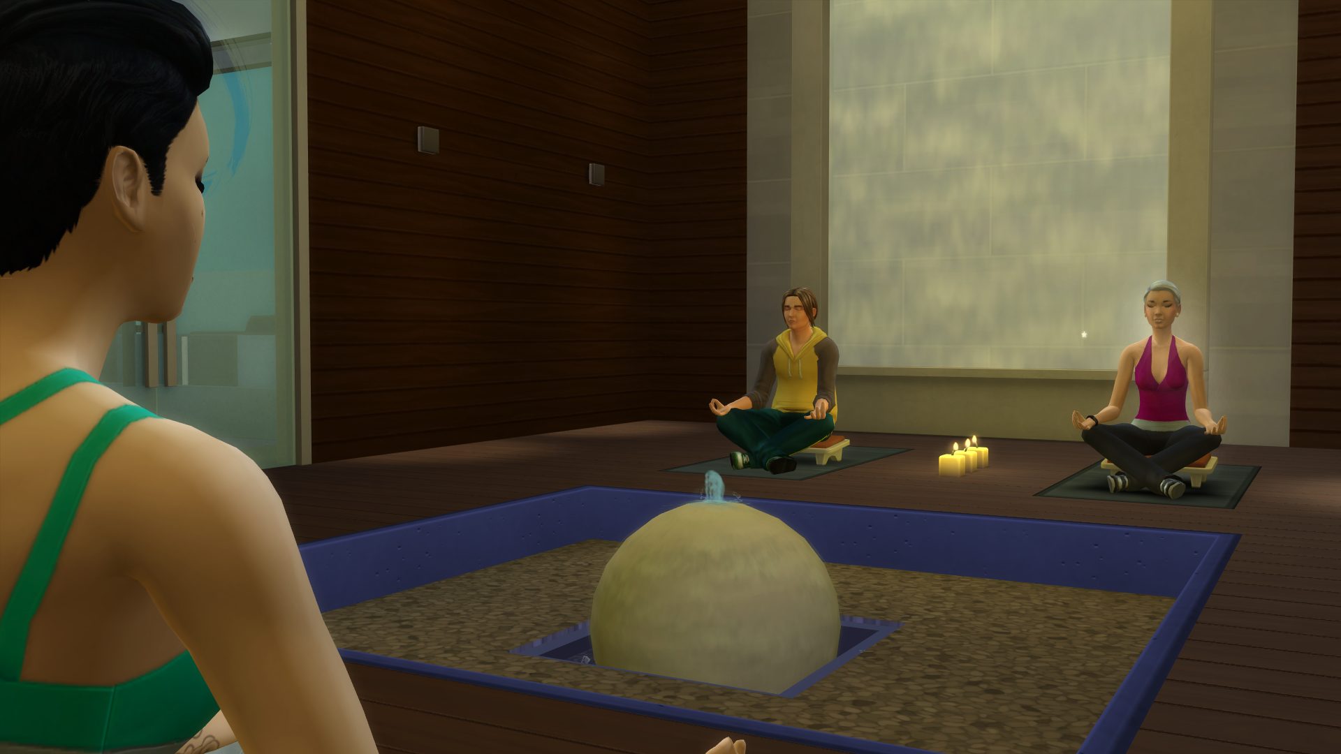 Organiser des cours de méditation ou de yoga dans Les Sims 4 Détente au Spa