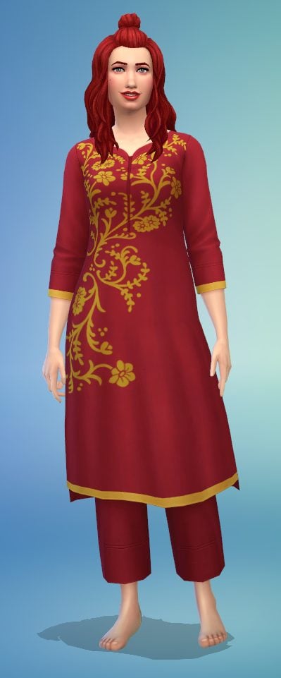 A la découverte des tenues des Sims 4 Rue de la Mode
