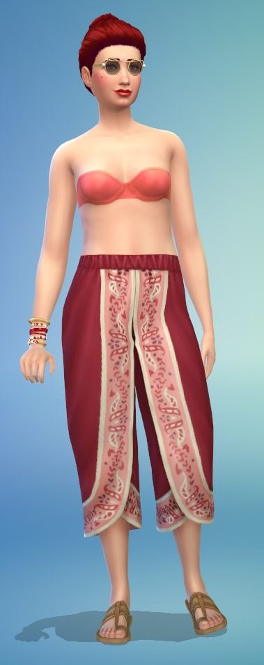 A la découverte des tenues des Sims 4 Rue de la Mode