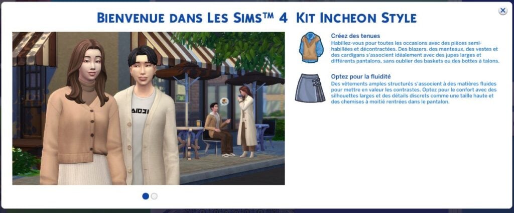 A la découverte des nouveautés du kit Sims 4 Incheon Style
