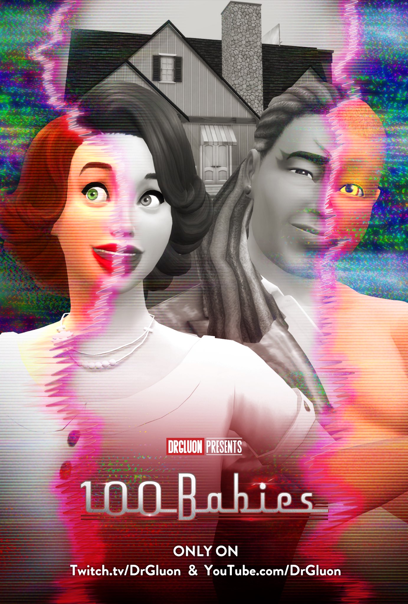 Pochette "100 Babies" avec personnages stylisés.