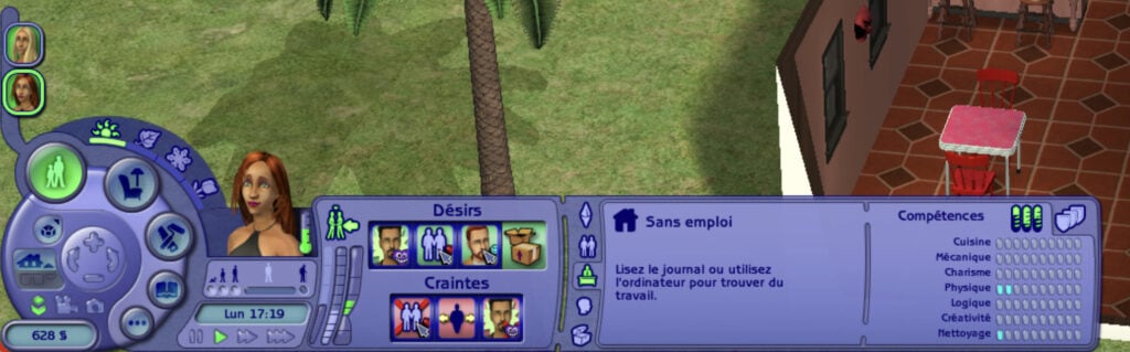 Les compétences Sims 2