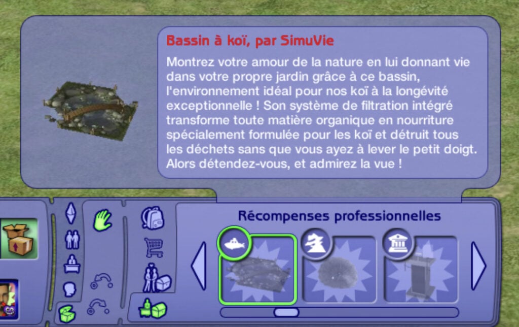 Carrière Océanographie dans Les Sims 2 Quartier Libre