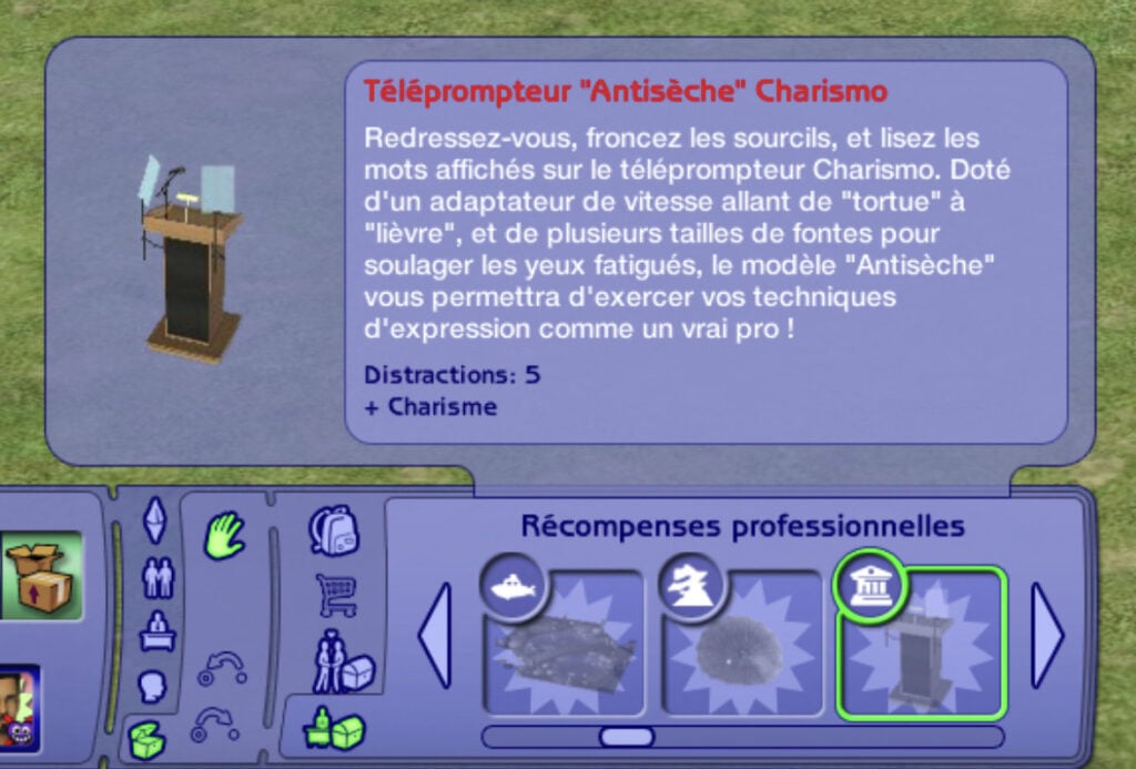 Carrière Politique dans Les Sims 2