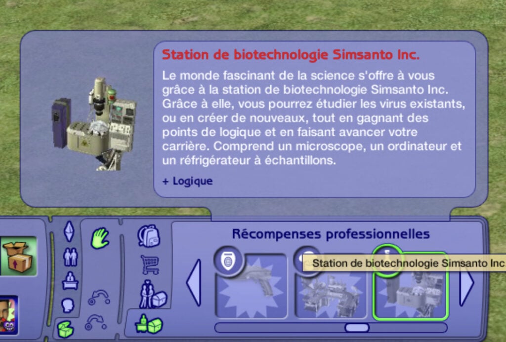 Carrière Scientifique dans Les Sims 2