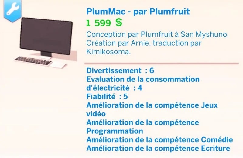 Mod Plumfruit et Simstagram