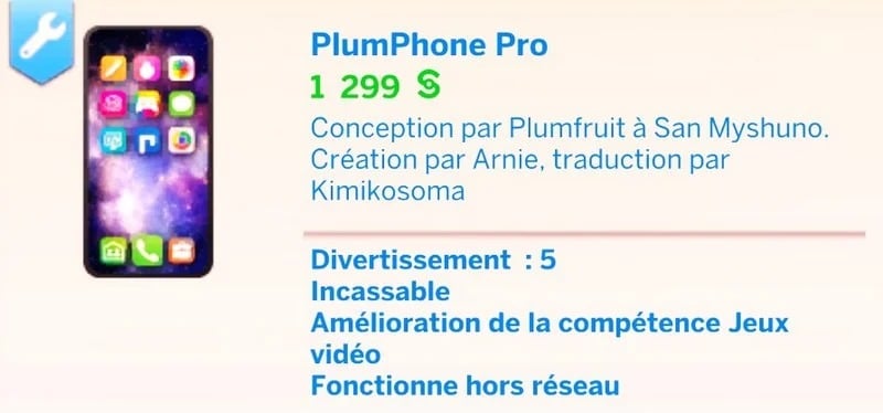 Mod Plumfruit et Simstagram