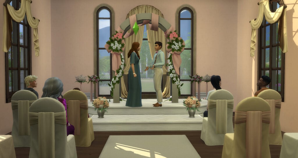 Organiser un mariage dans Les Sims 4