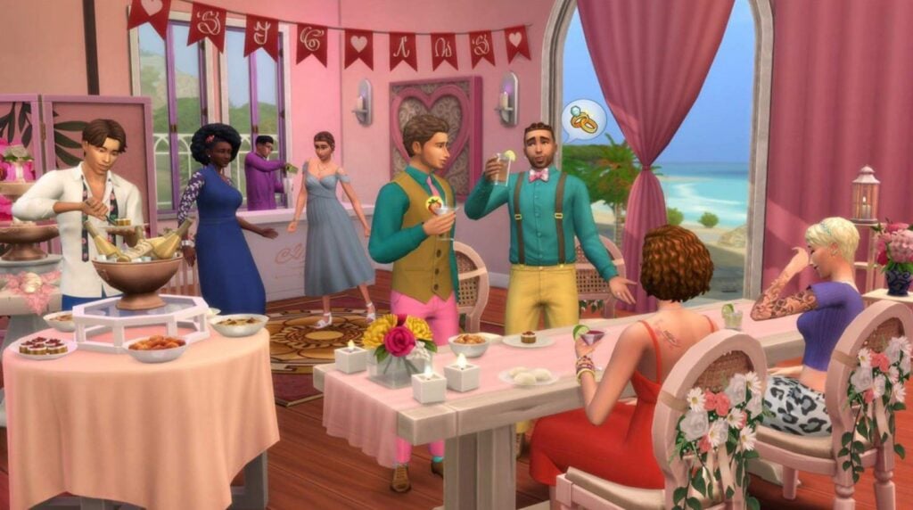 Le pack Les Sims 4 "My Wedding Stories" fuite