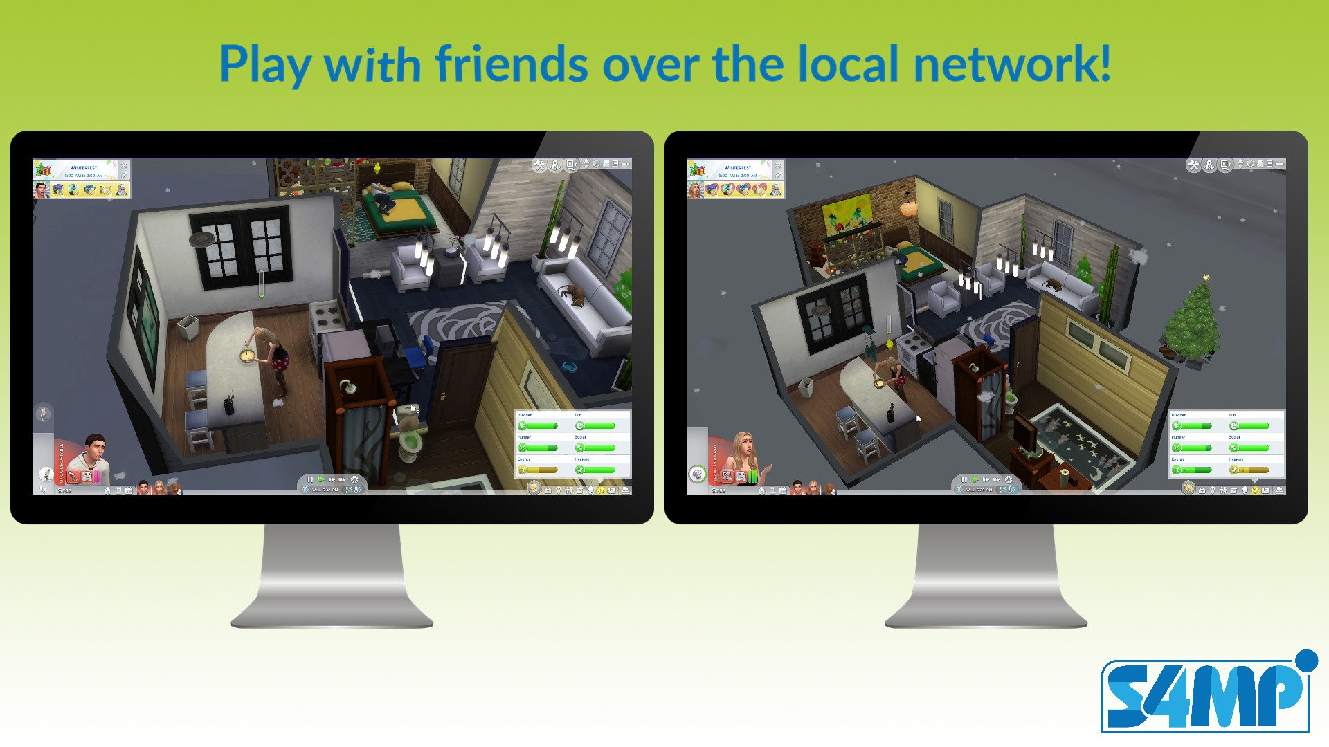 Multijoueurs en local Sims 4