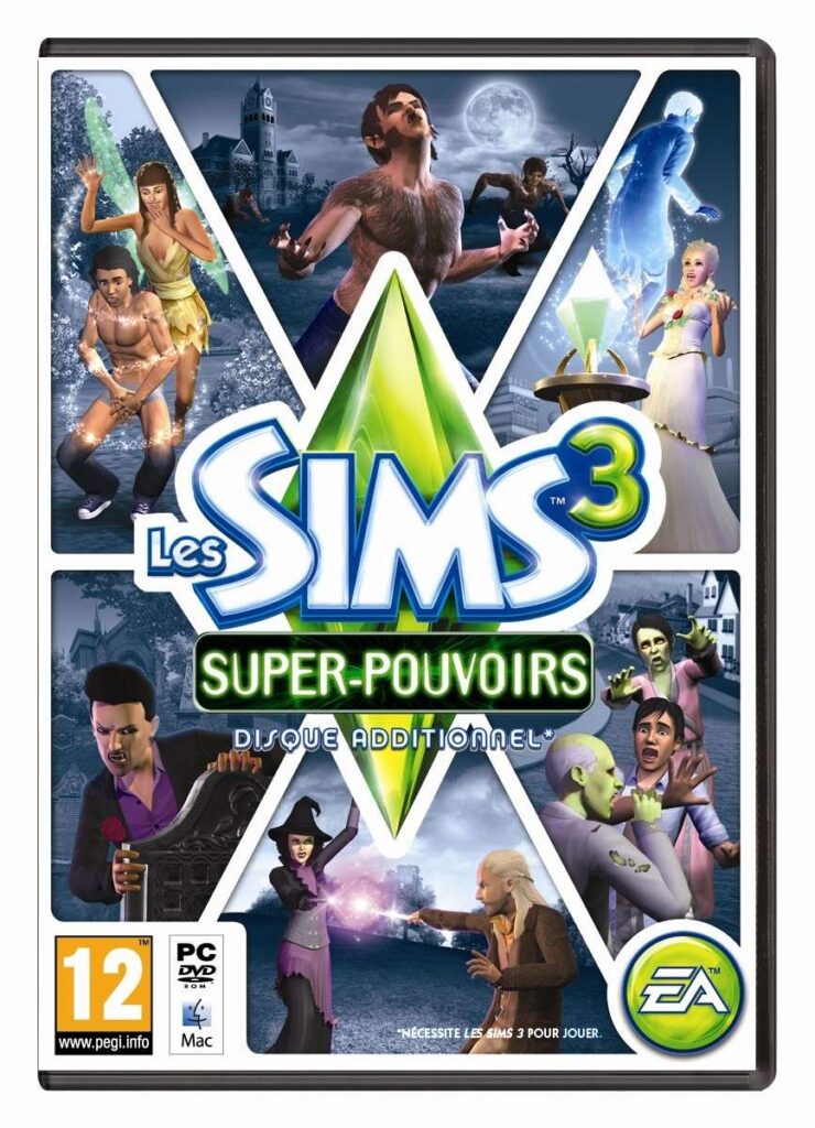 Jeu Les Sims 3 Super-Pouvoirs.