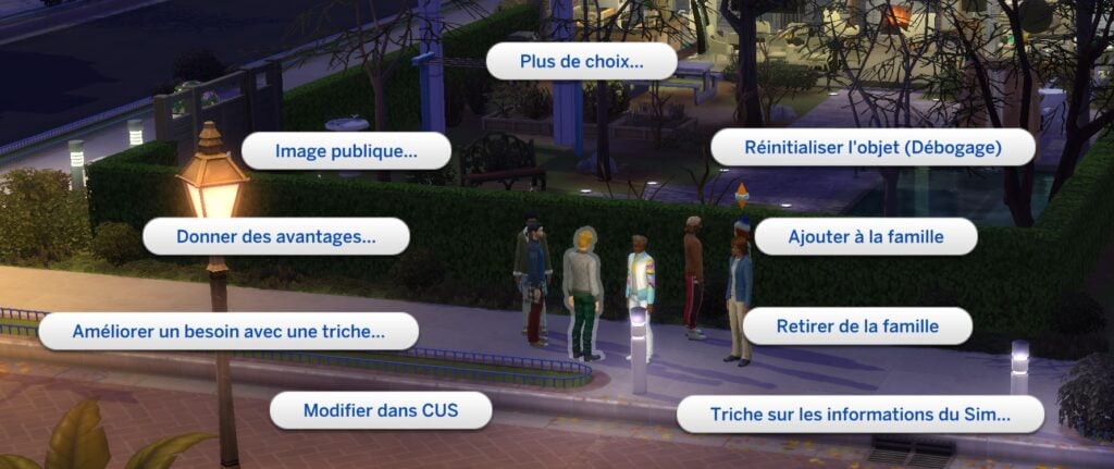 Clic Sims testingcheats Sims 4