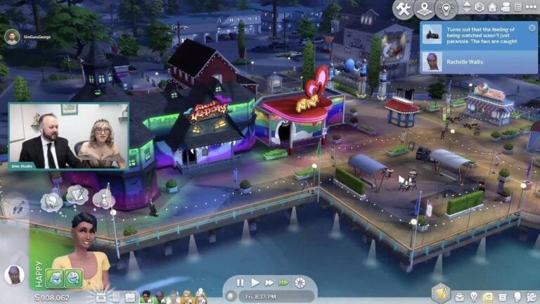 Schermata di Sims 4.