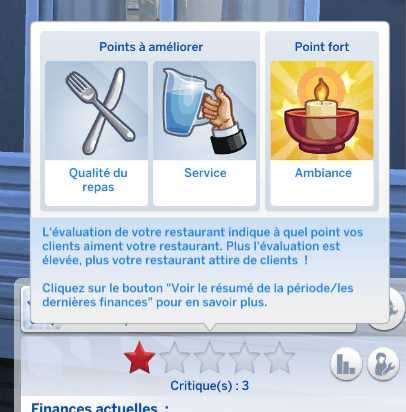 Gérer des restaurants dans Les Sims 4