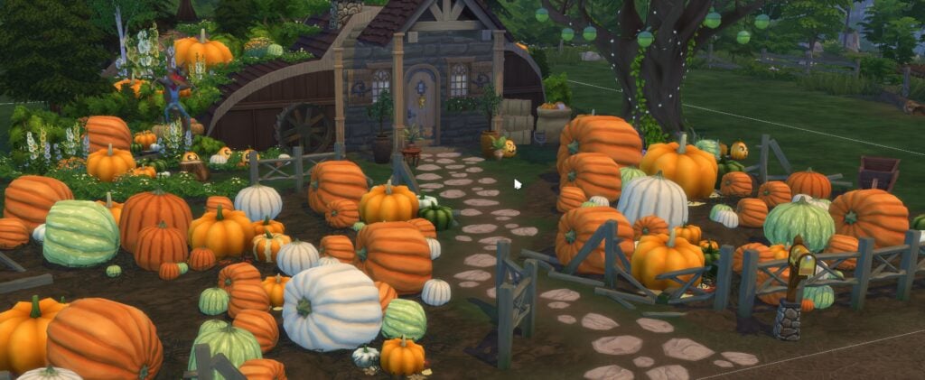 Des terrains d'automne pour Les Sims 4