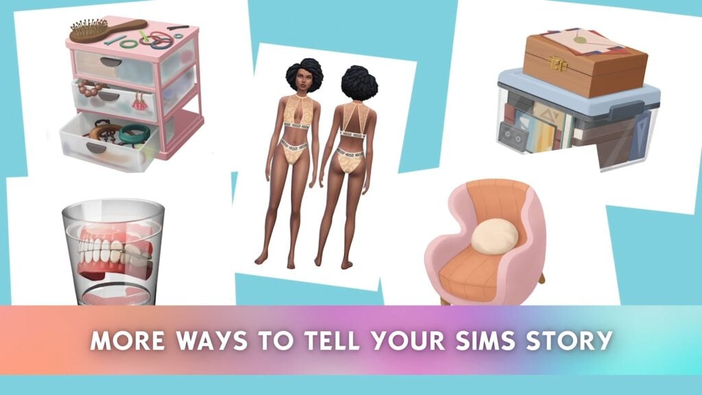 Nouveaux objets et tenues Sims 4
