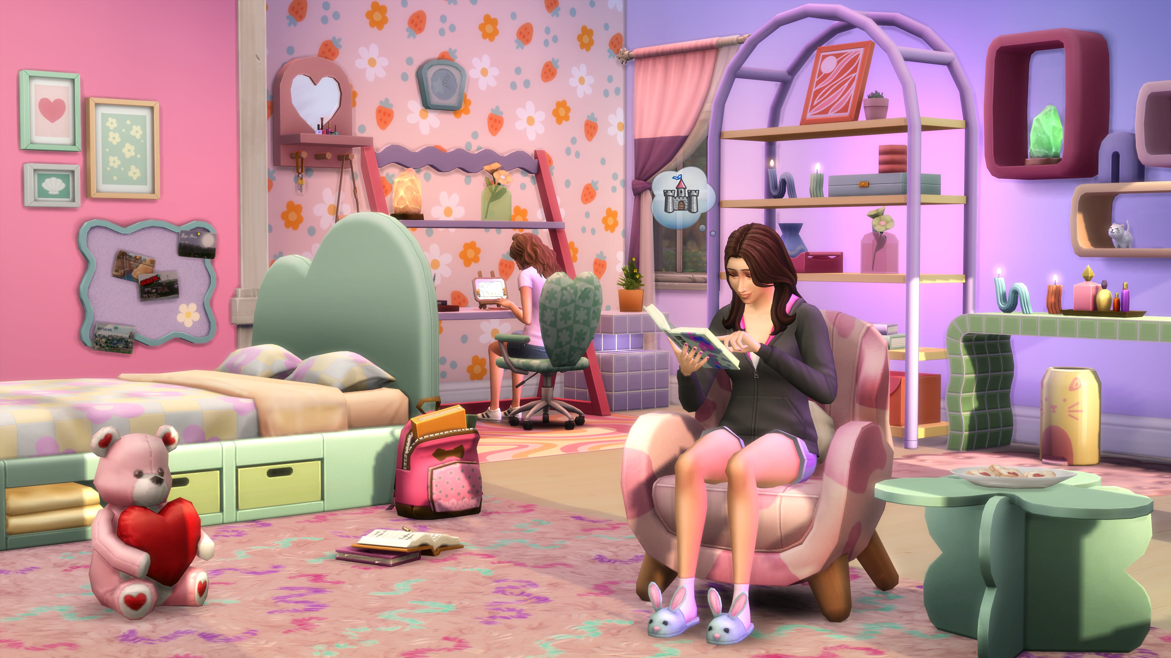 Reseña de los Sims 4 Kit de Habitación Pastel