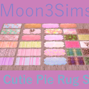 Cutie Pie Rug Set