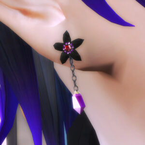 Boucles d'oreilles -Nightshade-