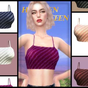 Croptop à paillettes
