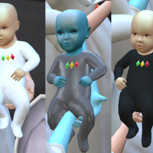 Ensemble pour bébé Plumbob footsies