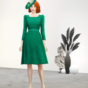 Ensemble robe et chapeau de la duchesse