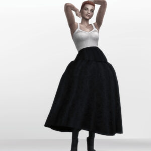 Robe sans manches Gethwine - Black Couture
