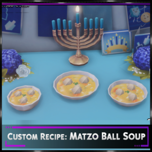 Recette personnalisée : Soupe aux boules de Matzo