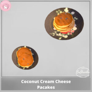 Crêpes au fromage à la crème et à la noix de coco