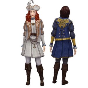Tenue d'amiral féminin Mt4