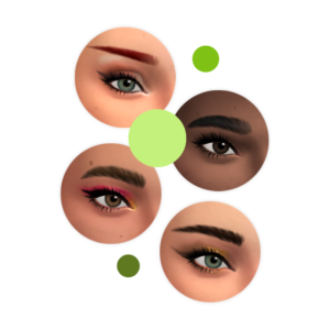 L'ensemble de sourcils