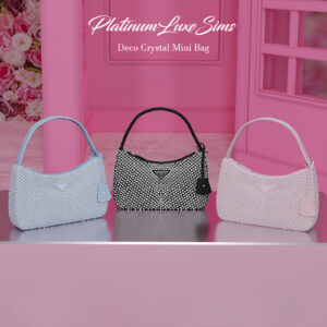 Mini sac en cristal