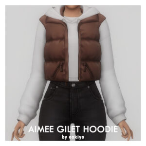 oakiyo - Aimee Gilet à capuche