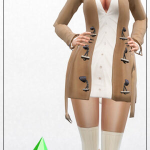 Blueberry - Cece Trench Coat avec robe