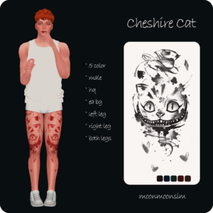 Alice Cat tatouage maléfique