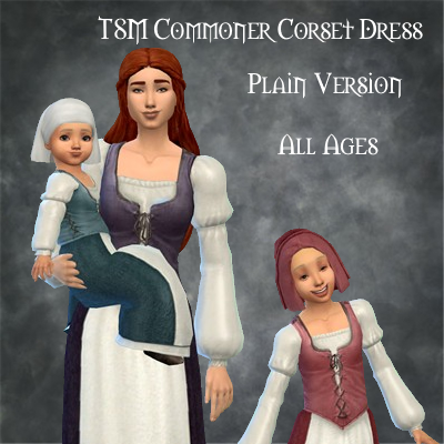 TSM Commoner Corset Dress Plain