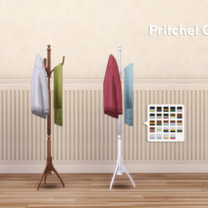Recolorations des porte-manteaux Pritchel