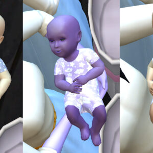Pyjama à manches courtes 2 tenues pour bébé