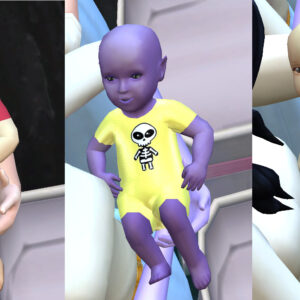 Tenue d'été pour bébé Squelette