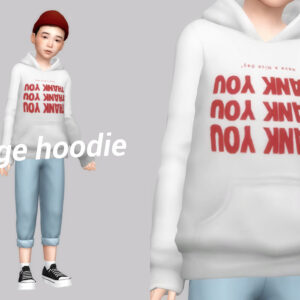 grand sweat à capuche - enfants