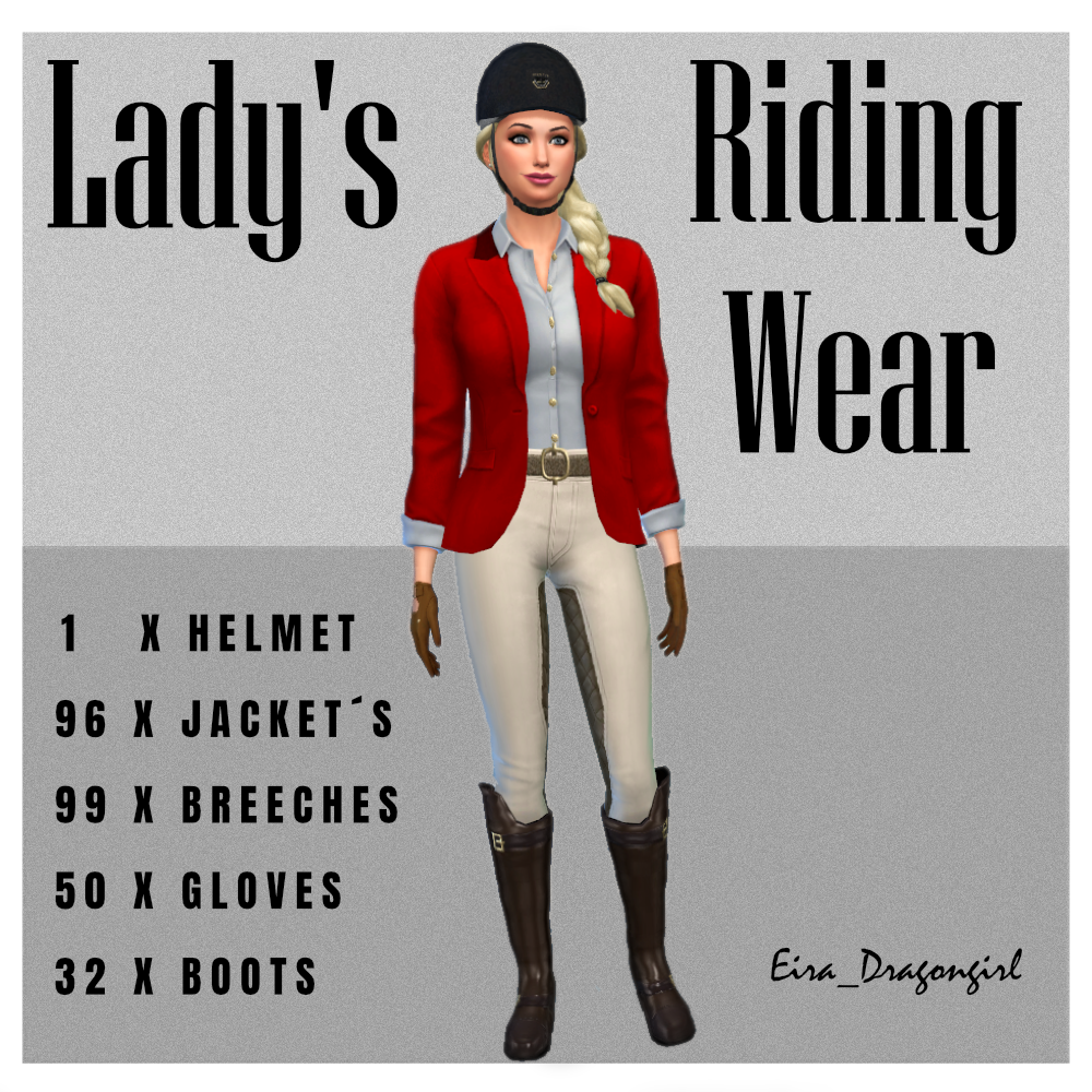 Vêtements d'équitation pour dames