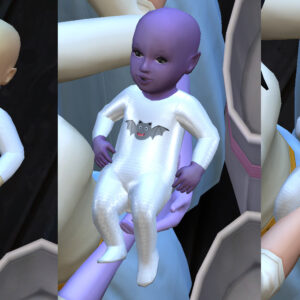 Tenue traditionnelle pour bébé "bat footsies